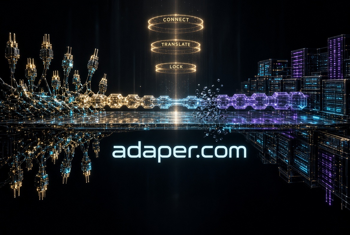adaper.com logo concept