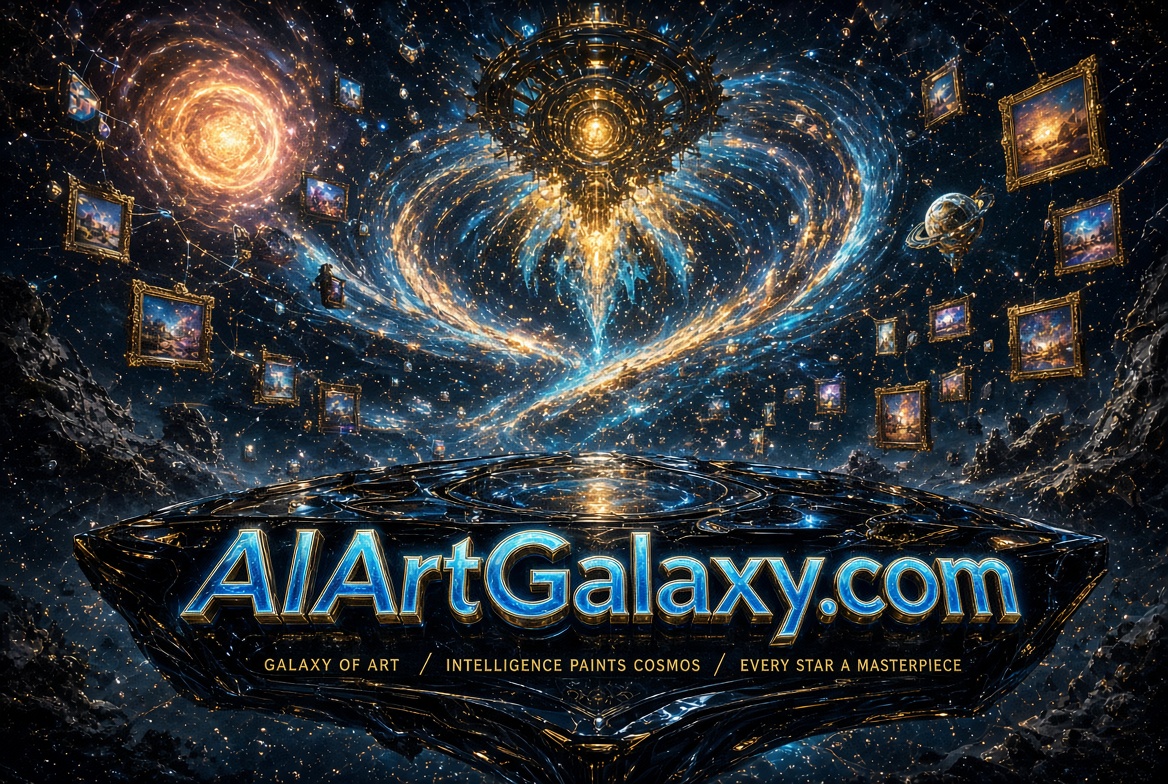 aiartgalaxy.com logo concept