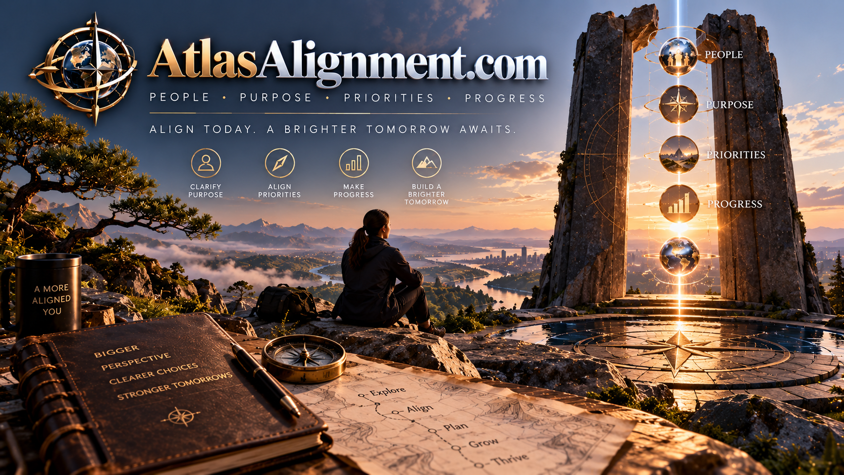 atlasalignment.com logo concept
