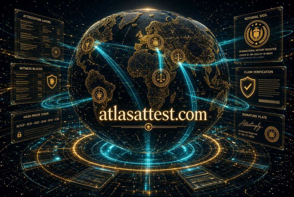 atlasattest.com logo concept