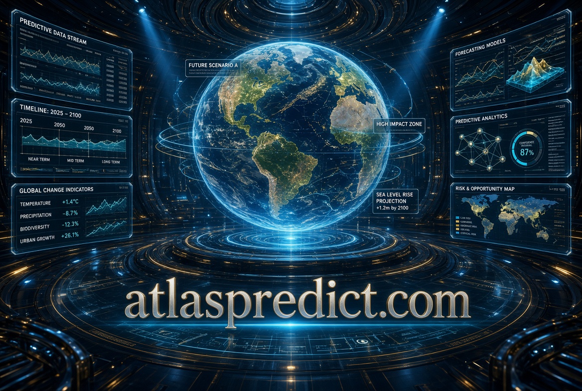 atlaspredict.com logo concept
