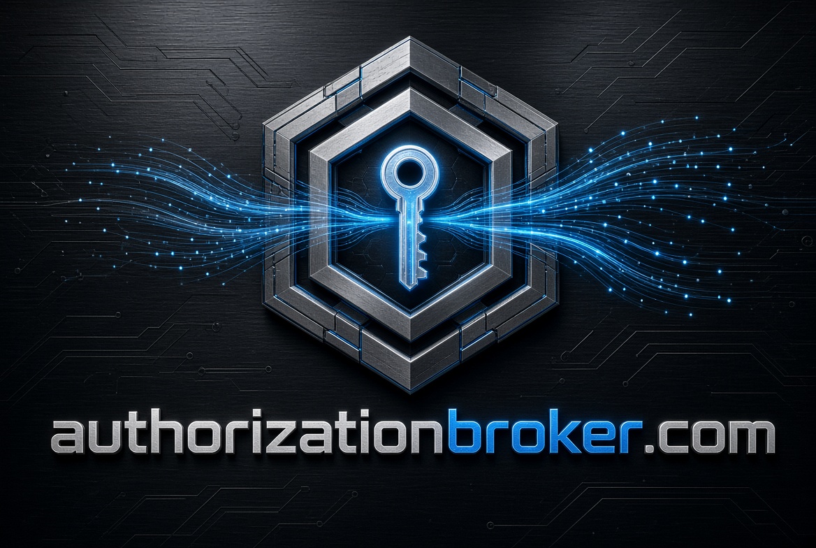 authorizationbroker.com logo concept