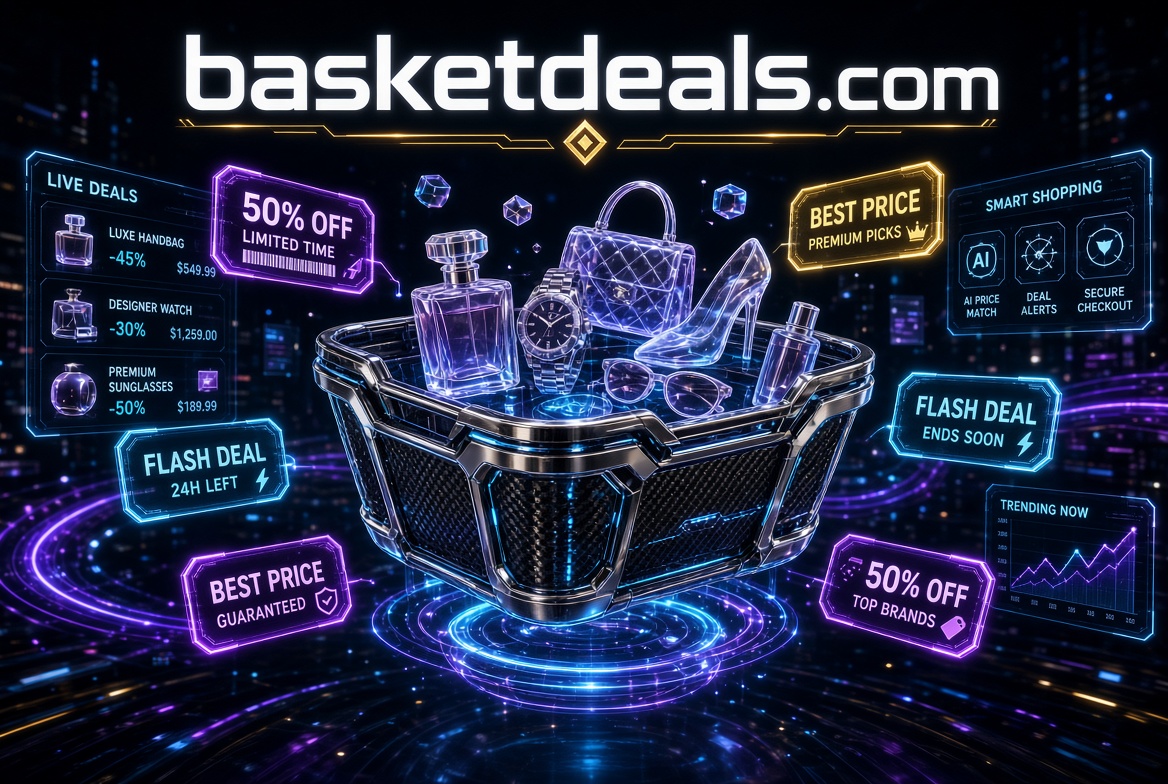 basketdeals.com logo concept