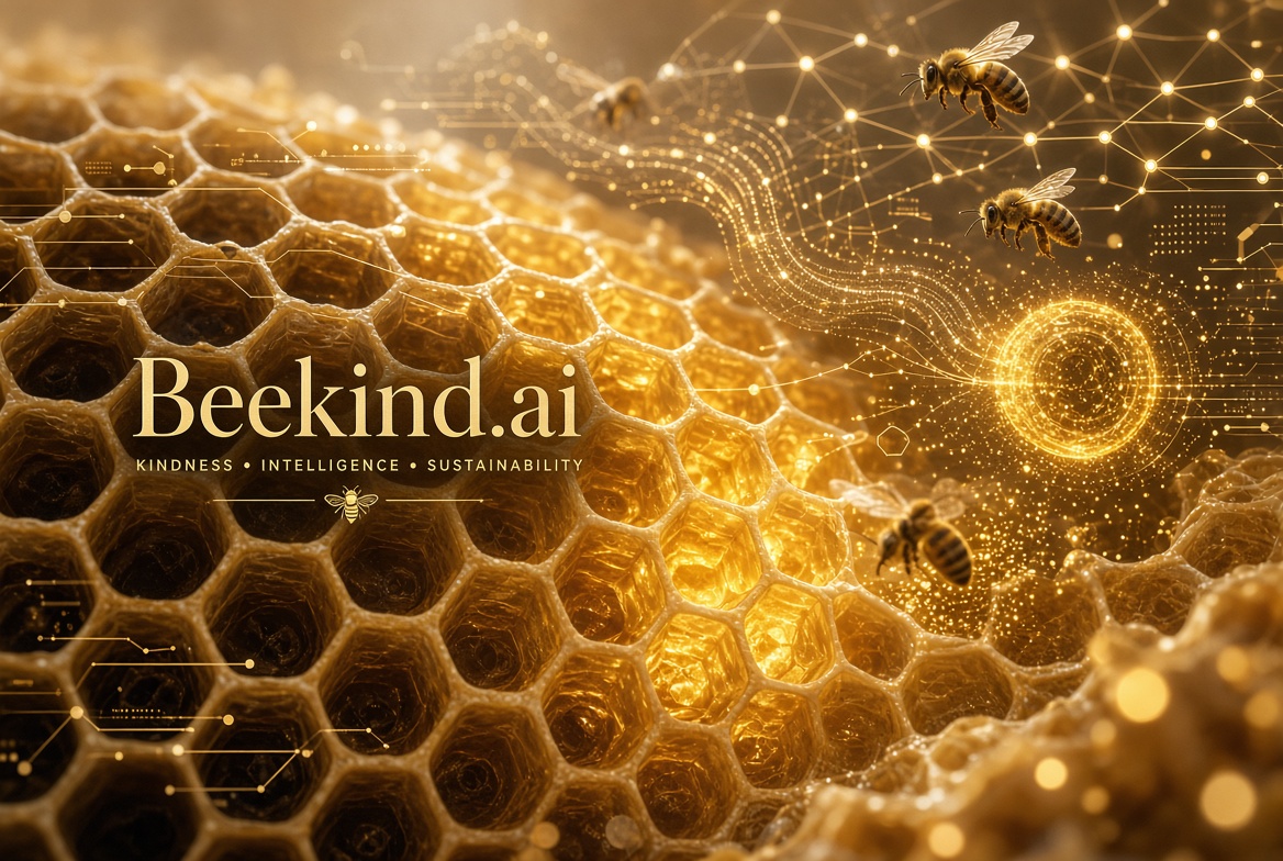 beekind.ai logo concept