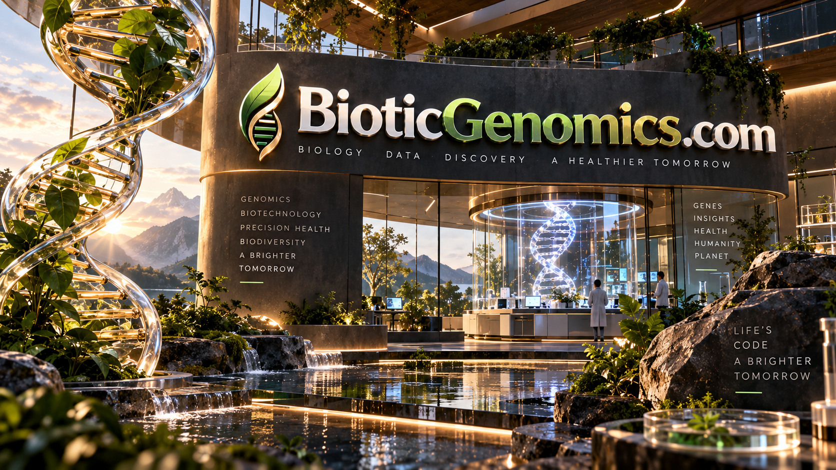 bioticgenomics.com logo concept