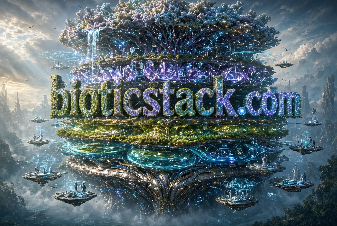 bioticstack.com logo concept