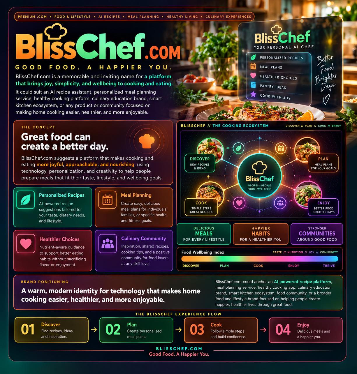 blisschef.com logo concept