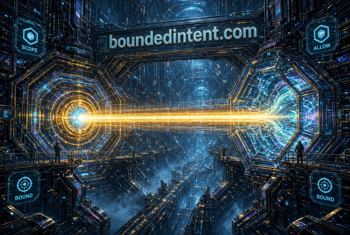 boundedintent.com logo concept