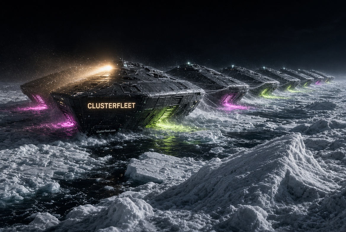 clusterfleet.com logo concept