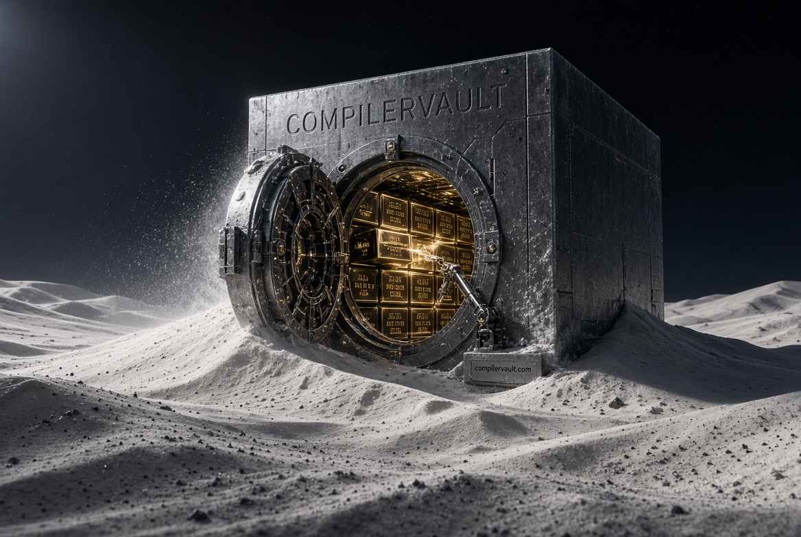 compilervault.com logo concept