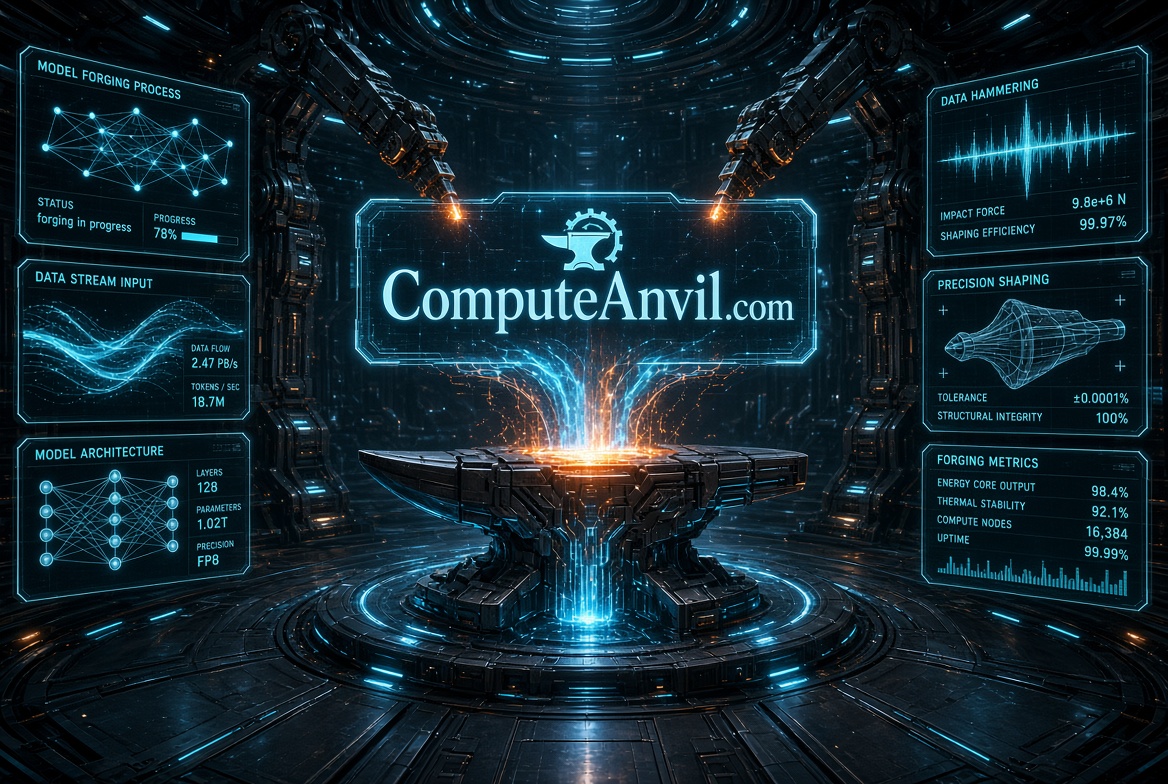 computeanvil.com logo concept