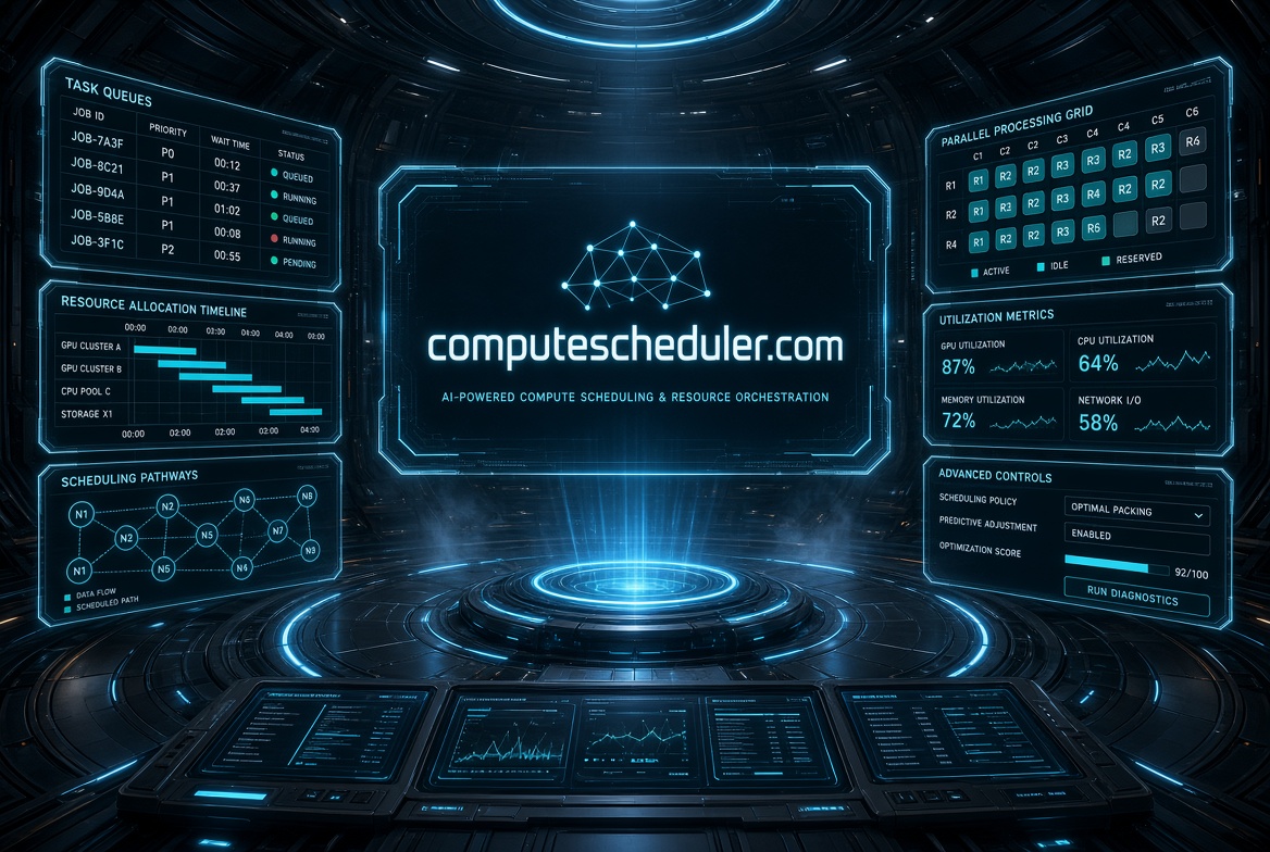 computescheduler.com logo concept