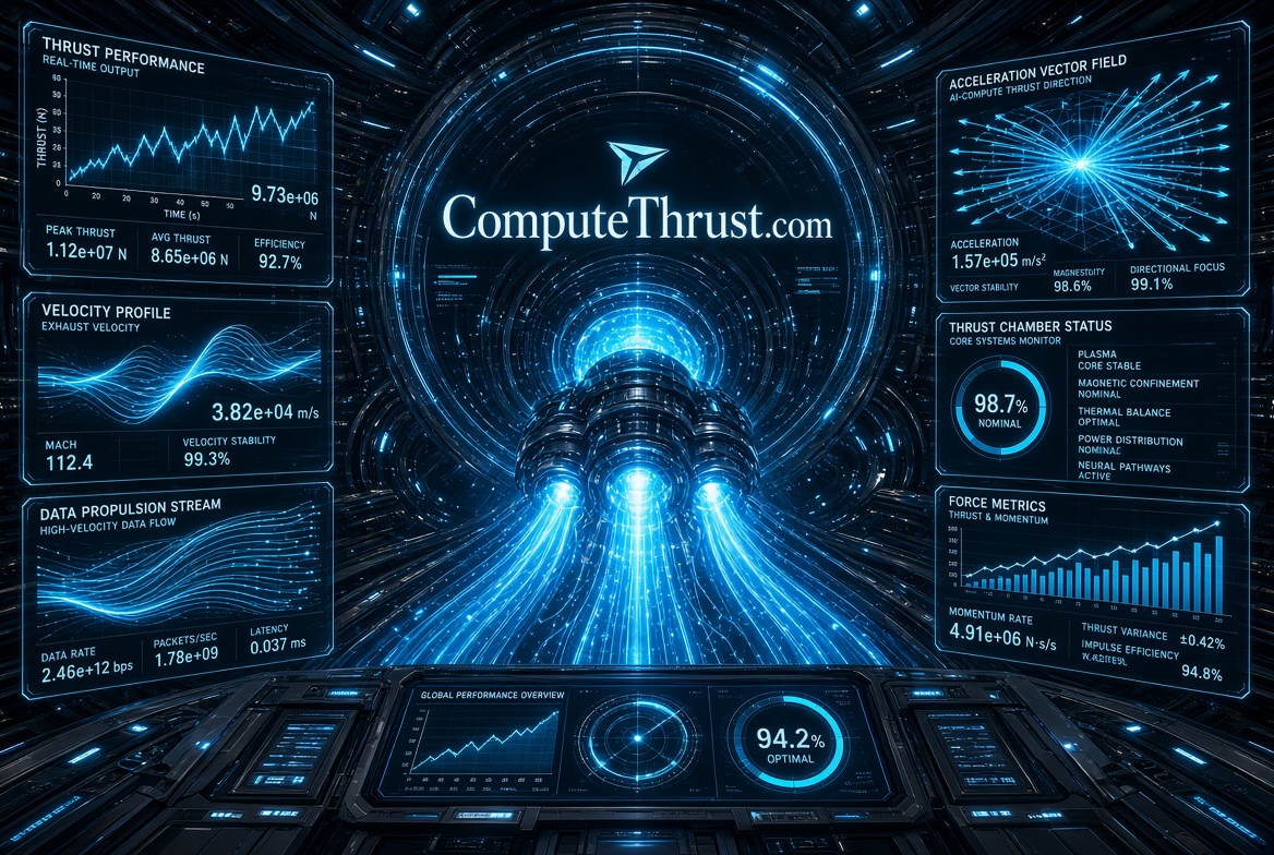 computethrust.com logo concept