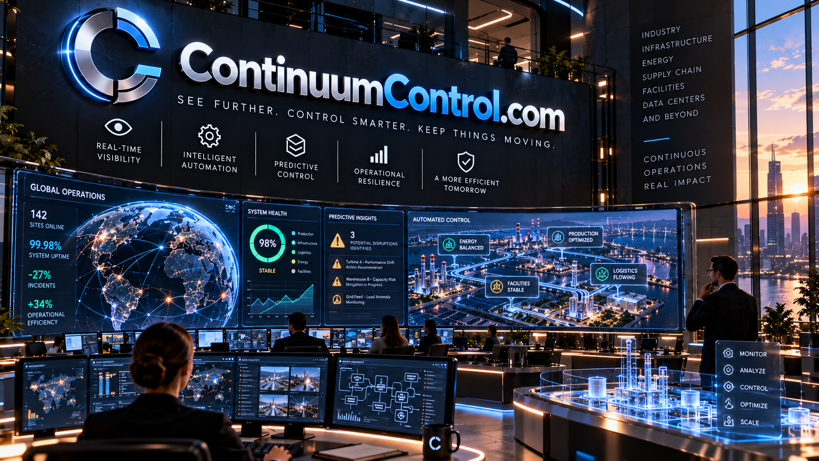 continuumcontrol.com logo concept