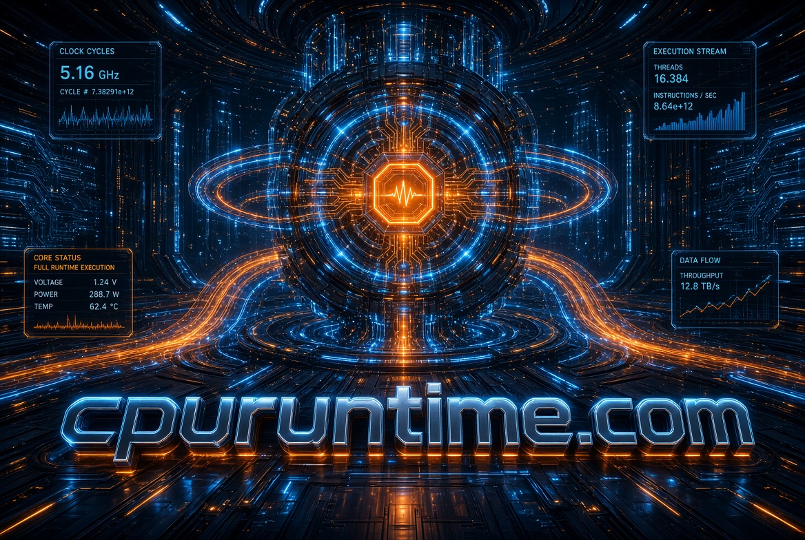 cpuruntime.com logo concept