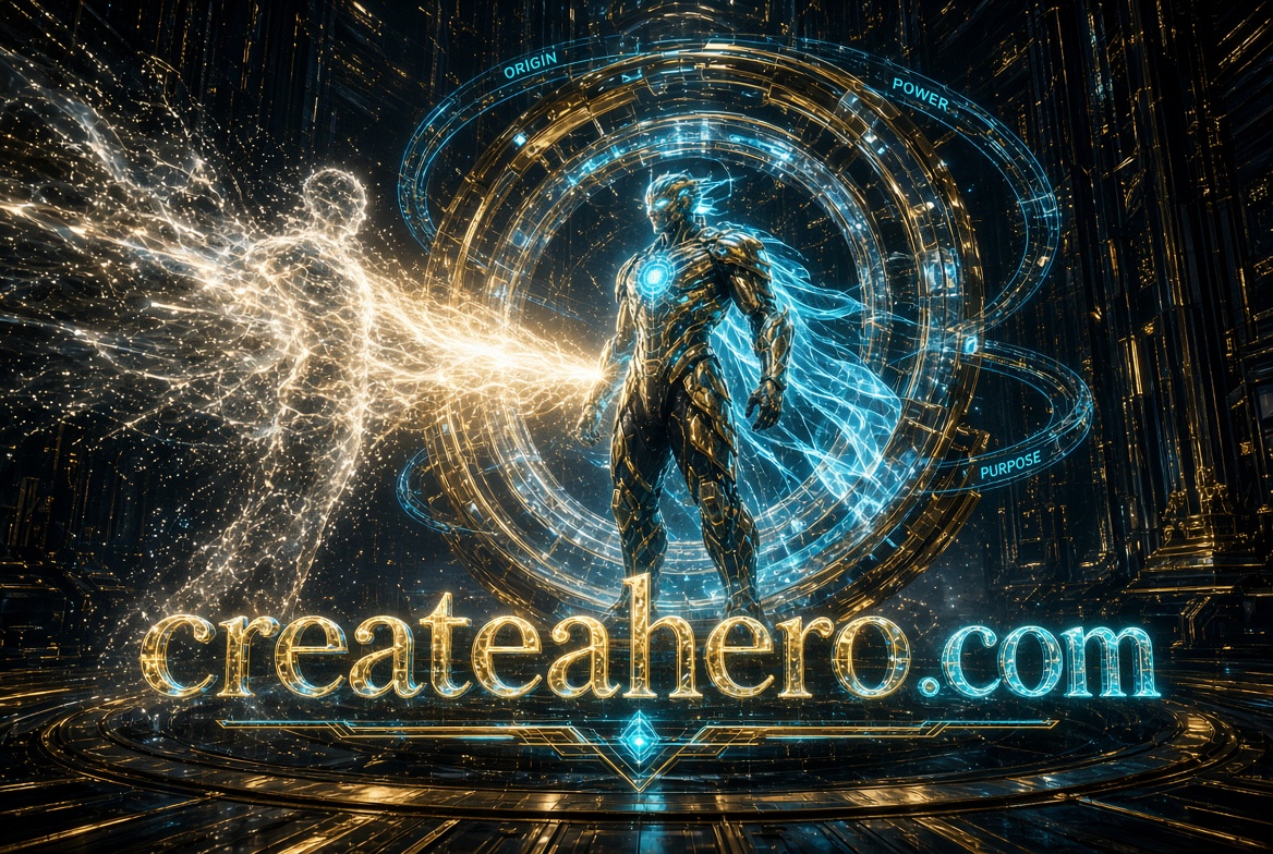 createahero.com logo concept