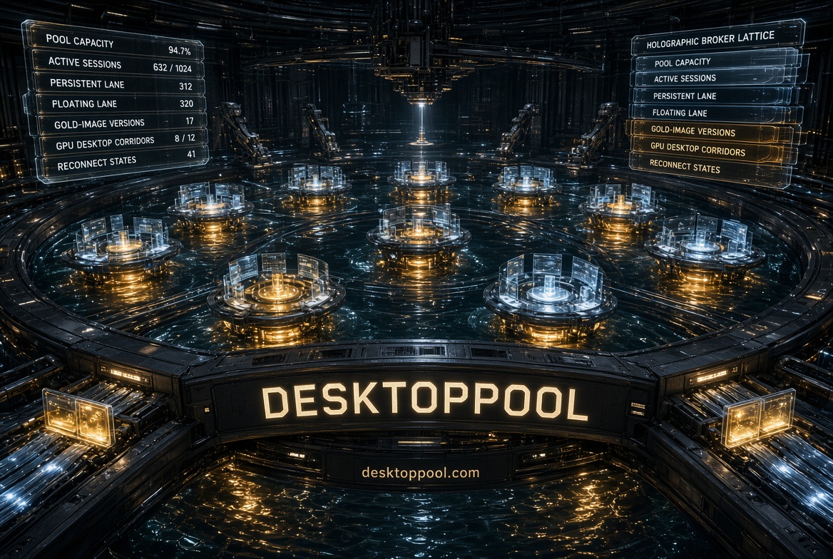 desktoppool.com logo concept