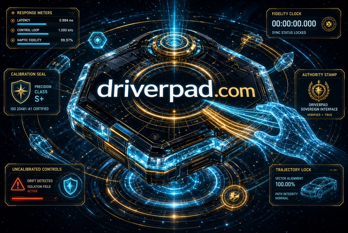 driverpad.com logo concept