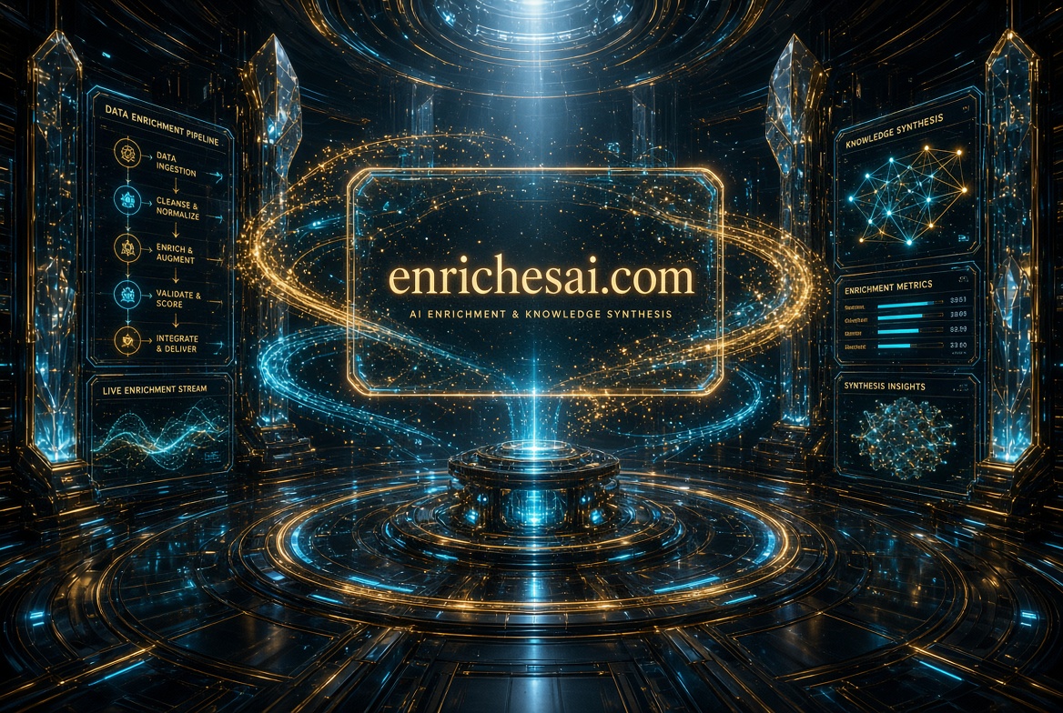 enrichesai.com logo concept