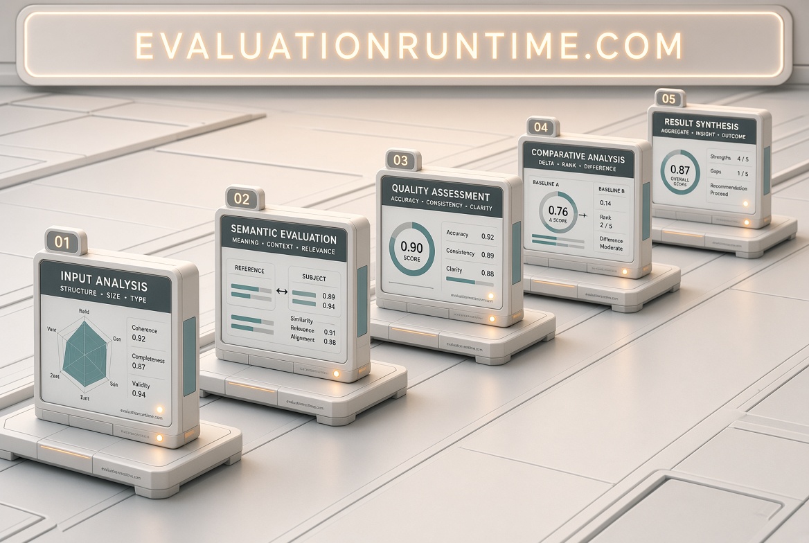 evaluationruntime.com logo concept