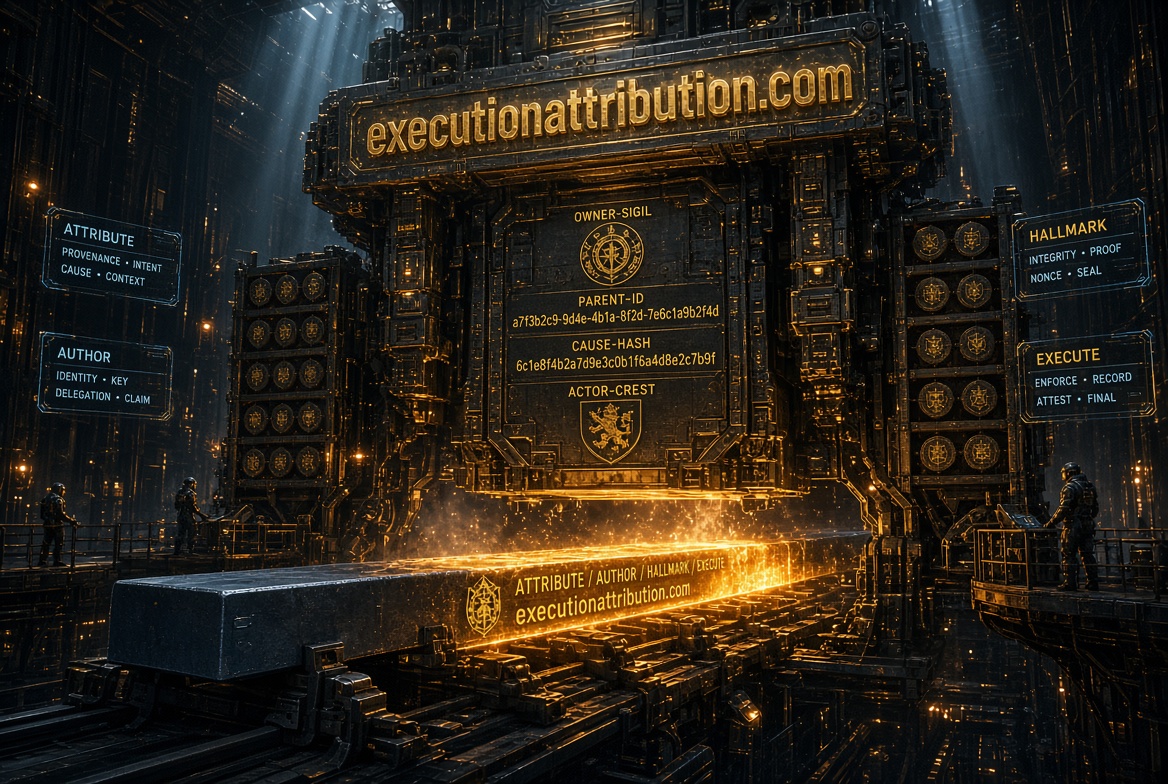 executionattribution.com logo concept
