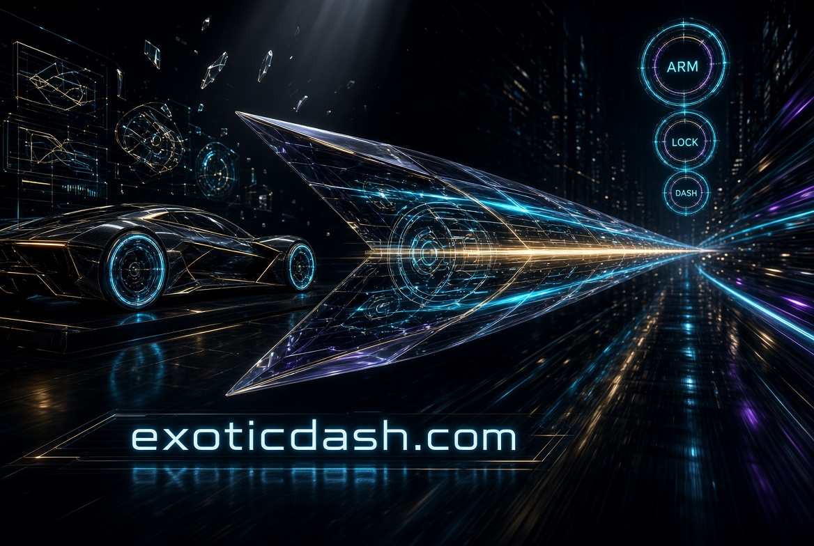 exoticdash.com logo concept