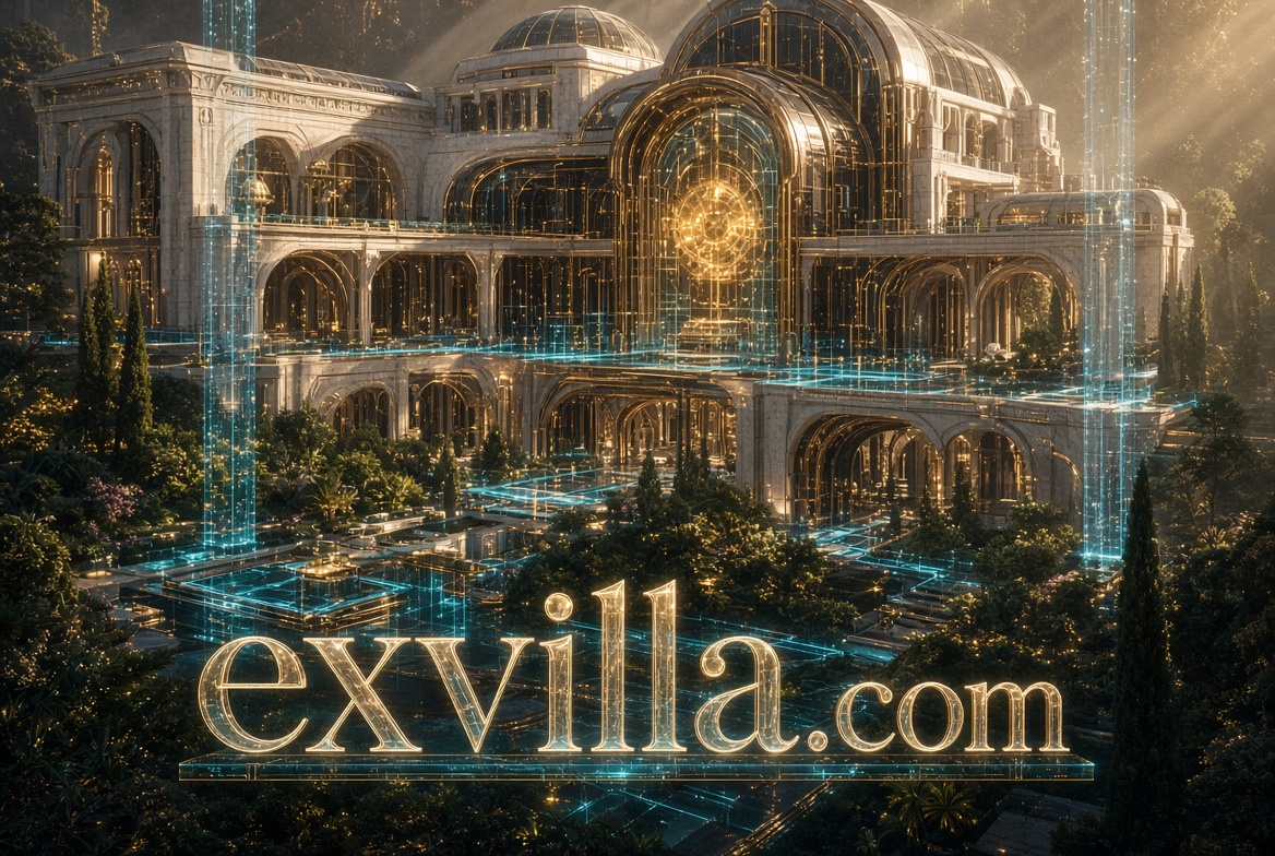 exvilla.com logo concept