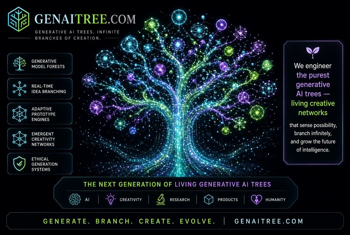 genaitree.com logo concept