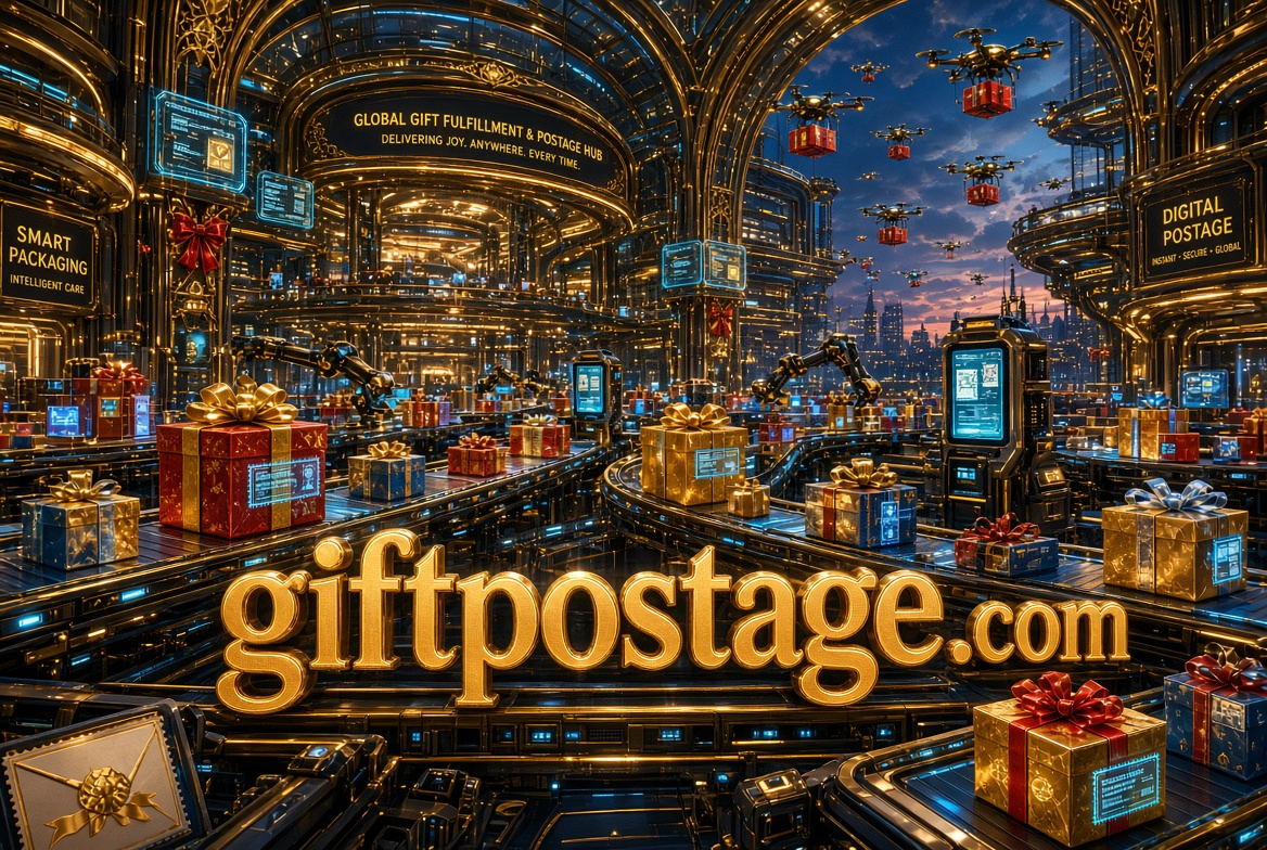 giftpostage.com logo concept