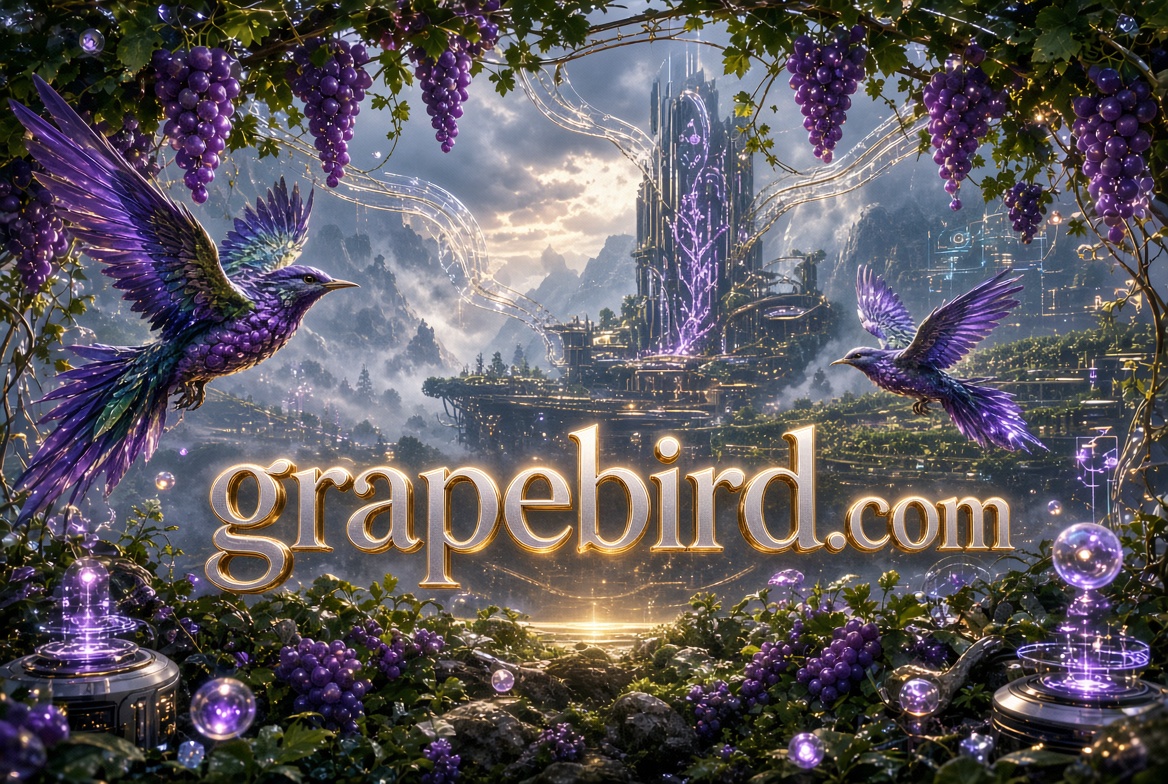 grapebird.com logo concept