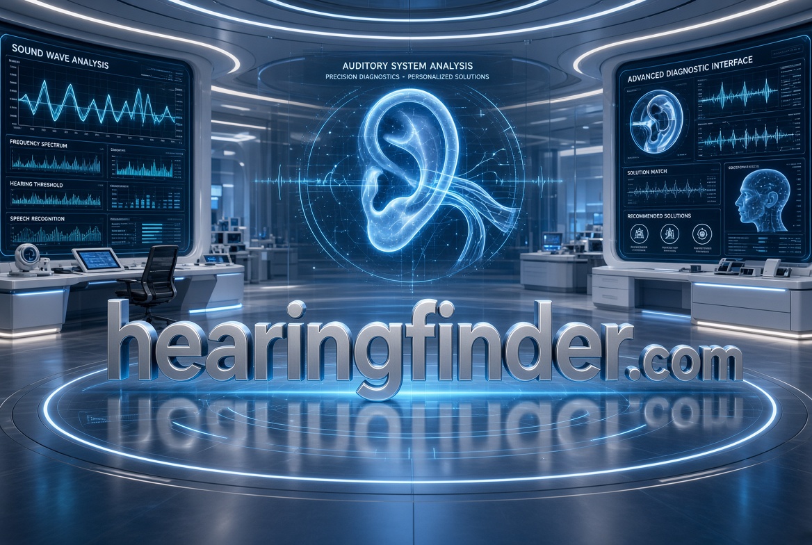 hearingfinder.com logo concept