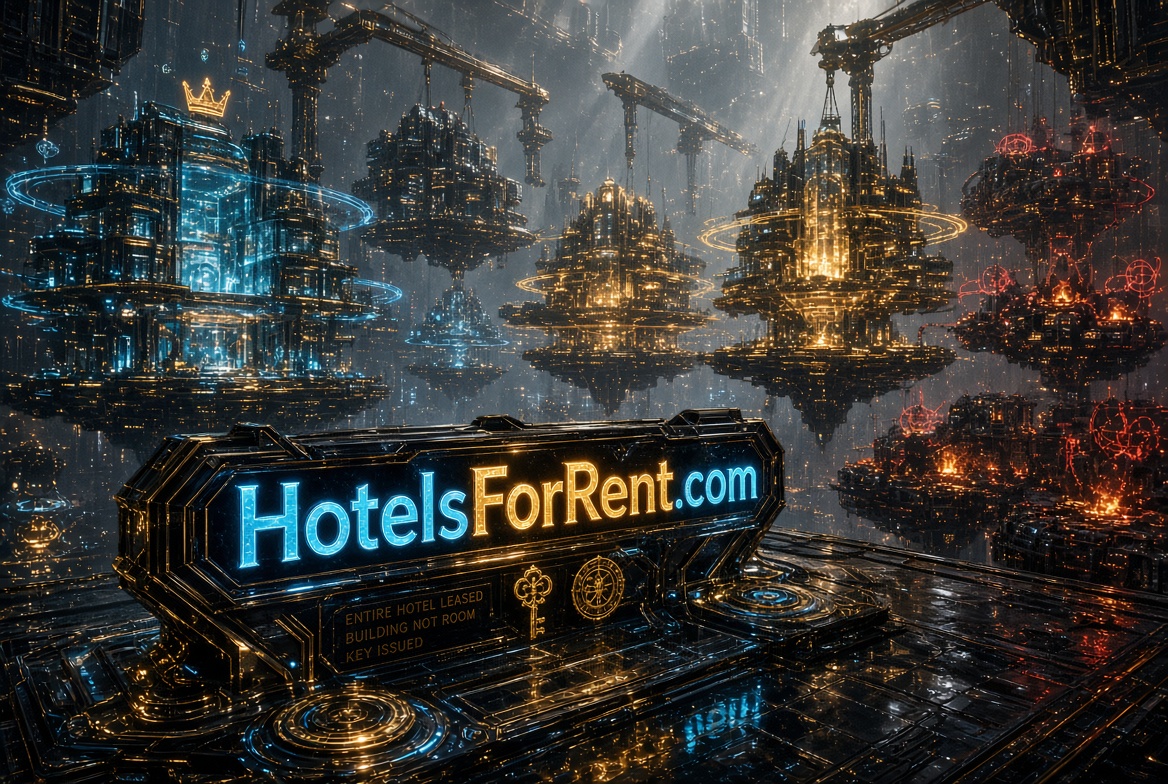hotelsforrent.com logo concept