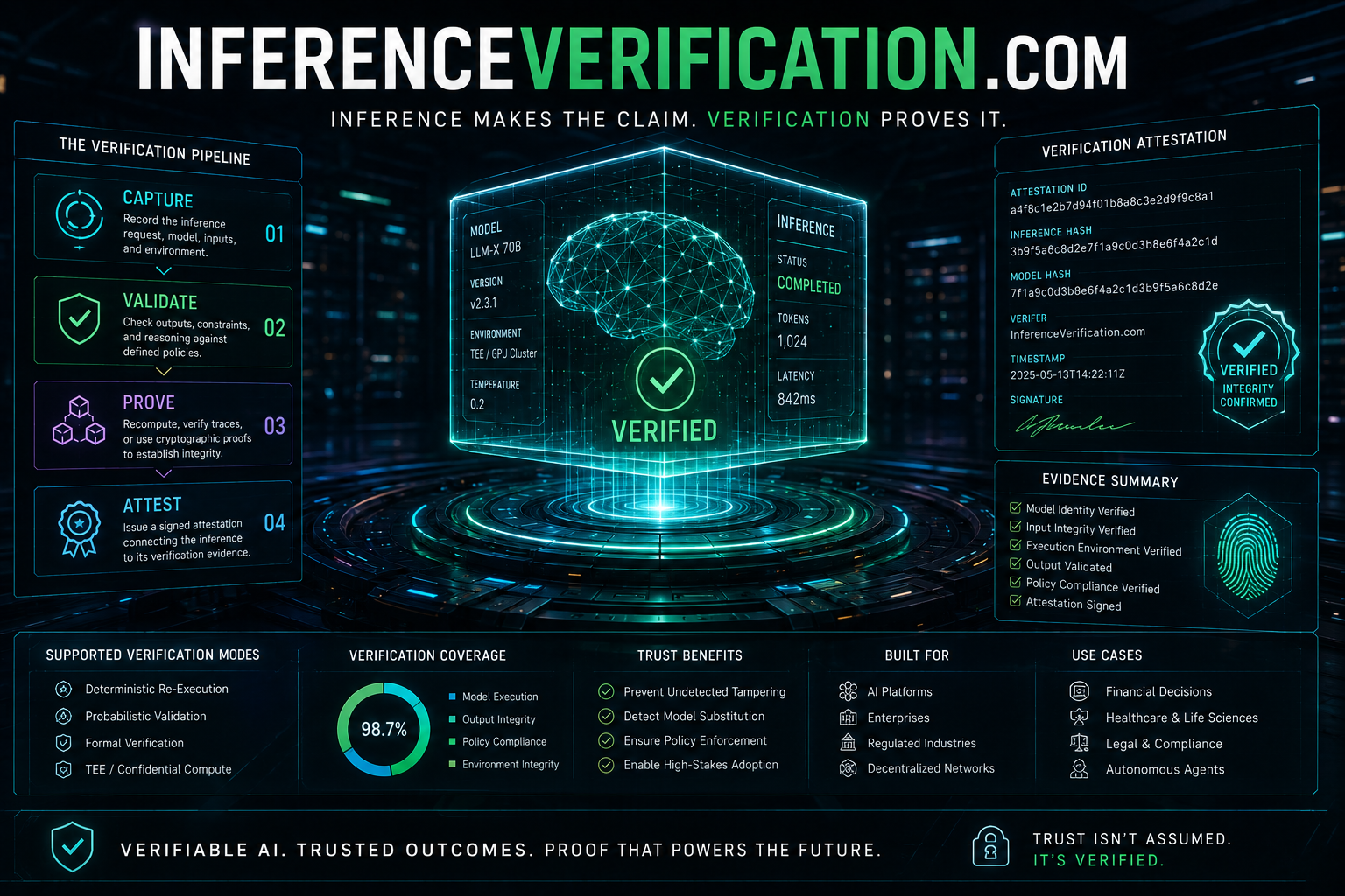 inferenceverification.com logo concept