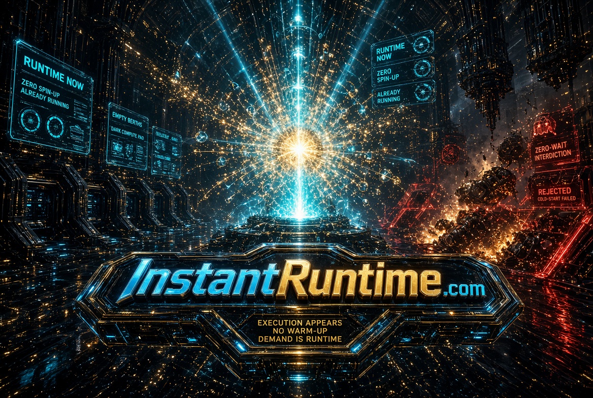 instantruntime.com logo concept