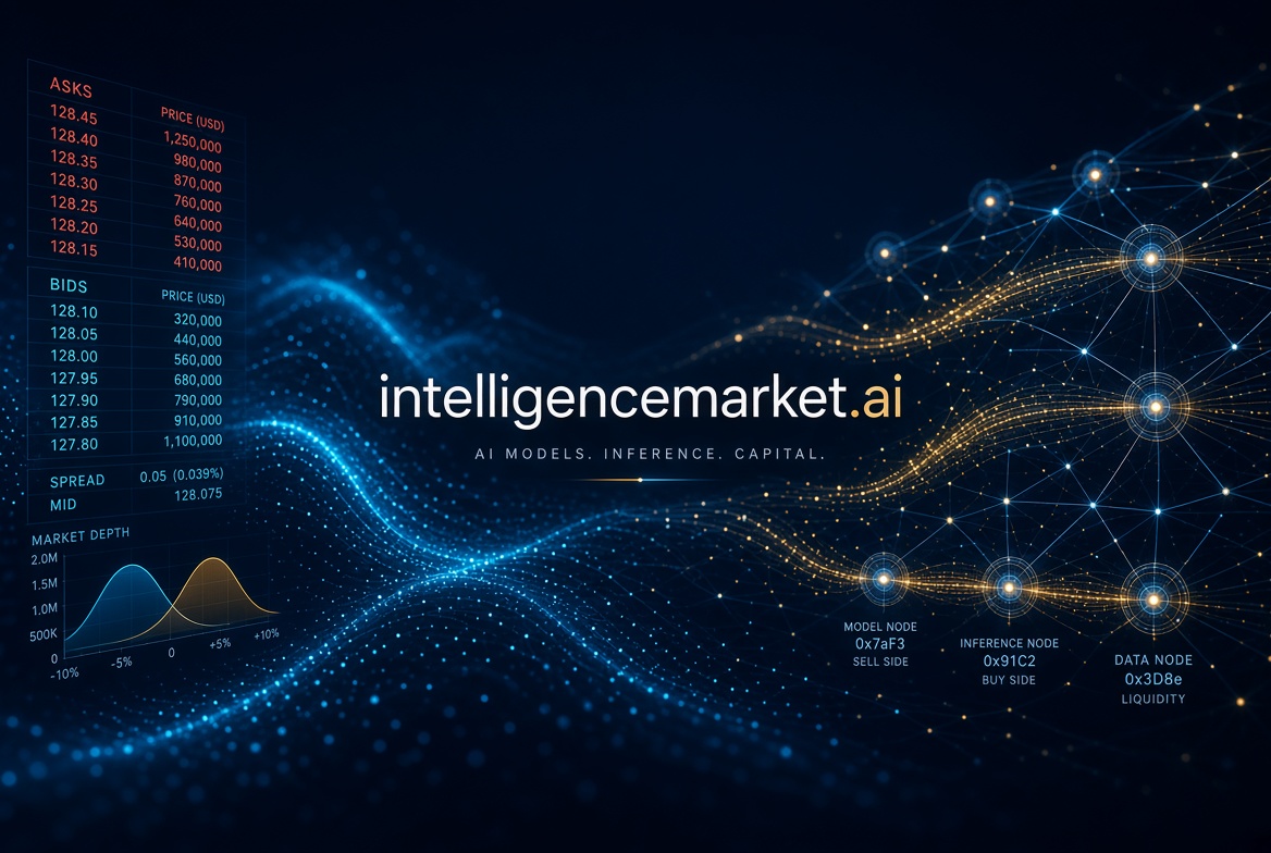 intelligencemarket.ai logo concept