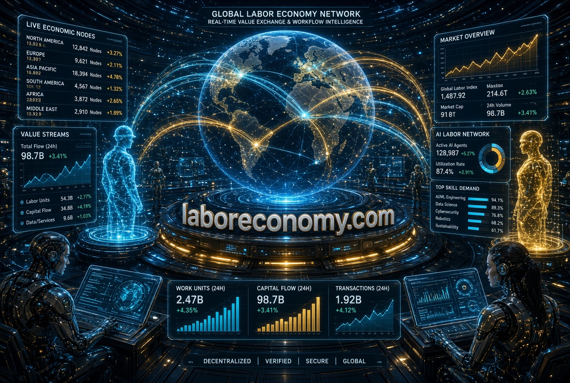 laboreconomy.com logo concept
