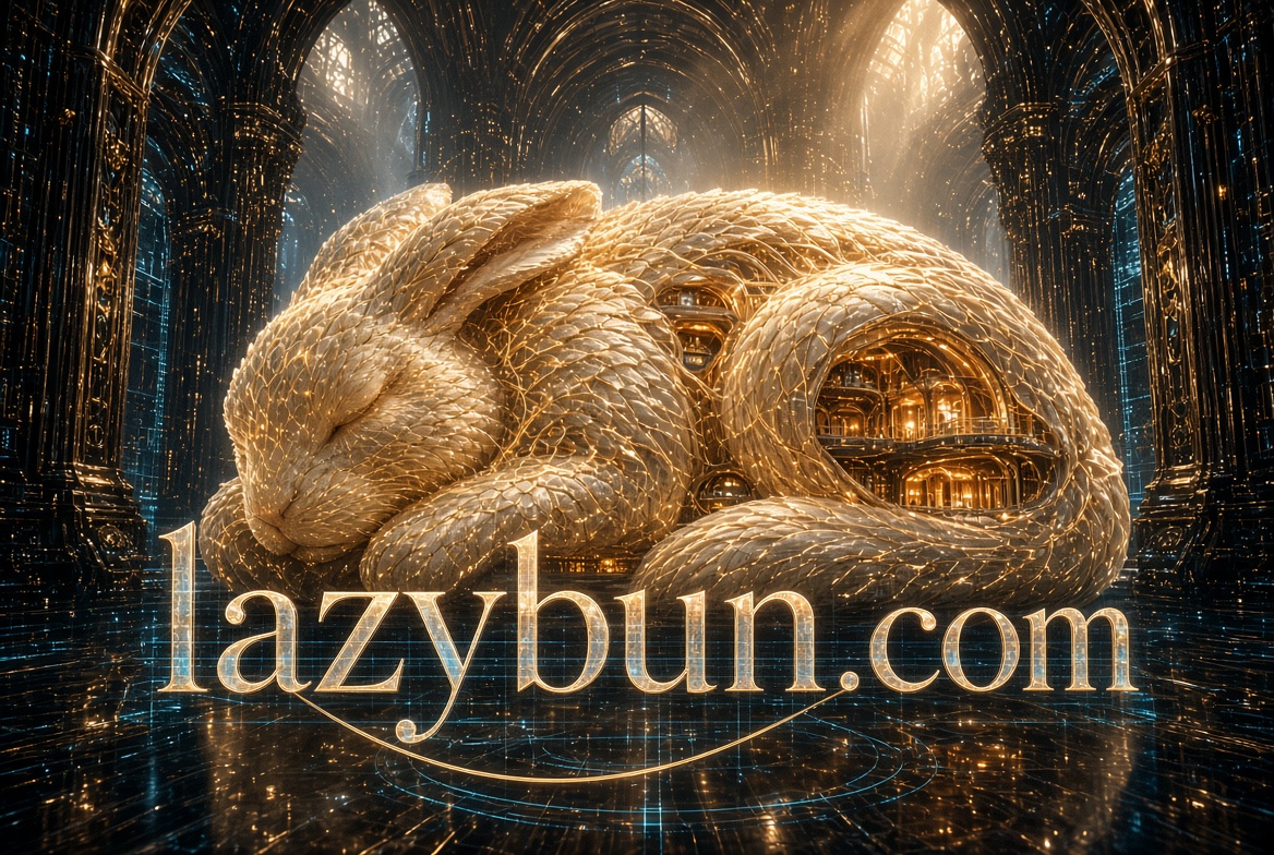 lazybun.com logo concept