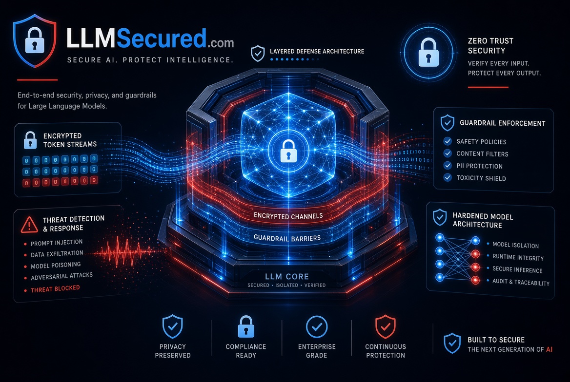 llmsecured.com logo concept