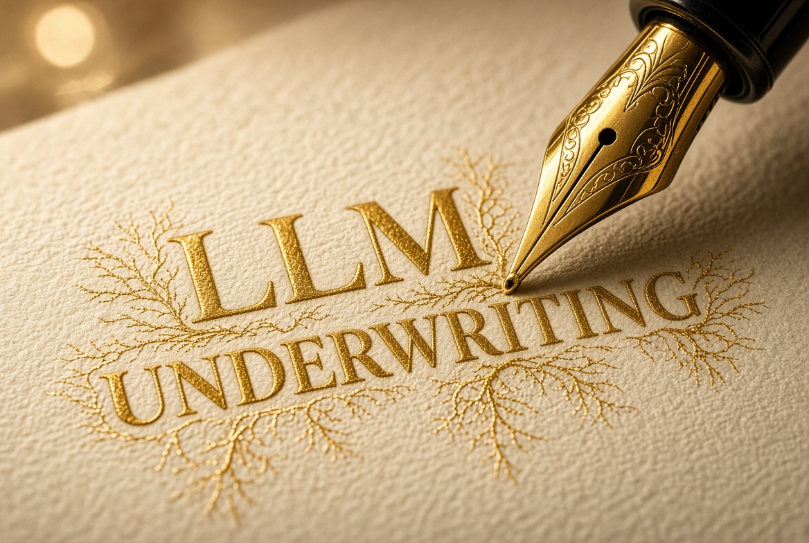 llmunderwriting.com logo concept