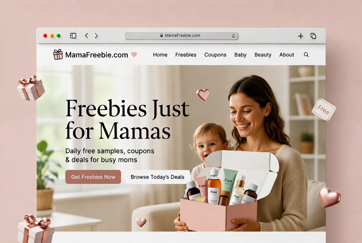 mamafreebie.com logo concept