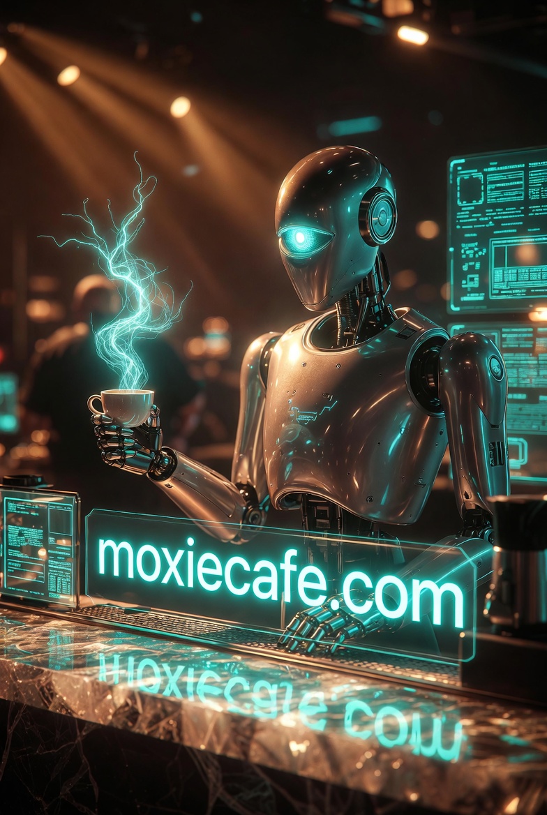 moxiecafe.com logo concept