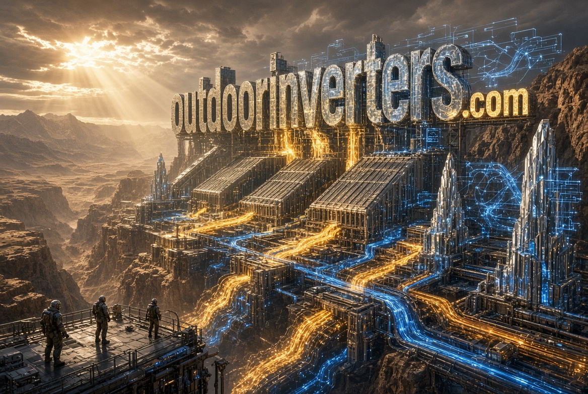 outdoorinverters.com logo concept
