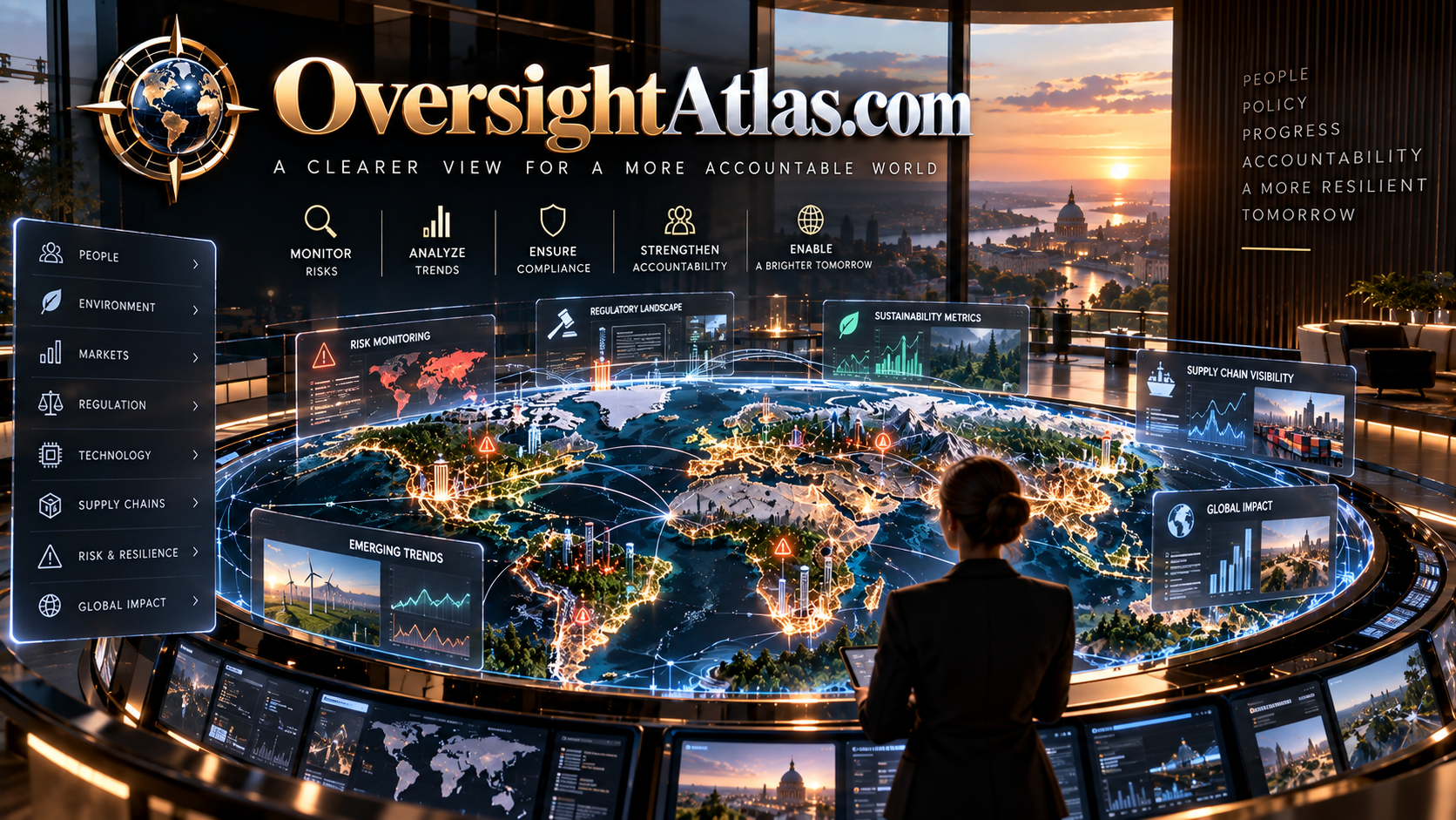 oversightatlas.com logo concept