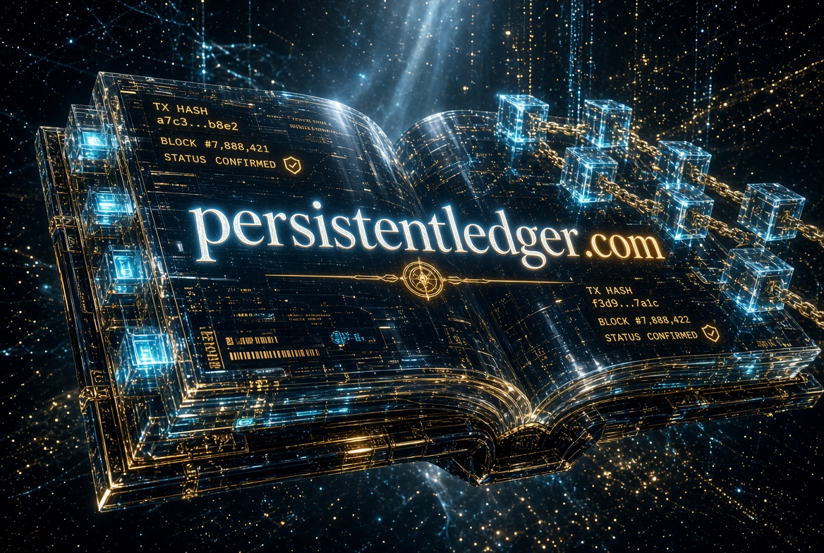 persistentledger.com logo concept