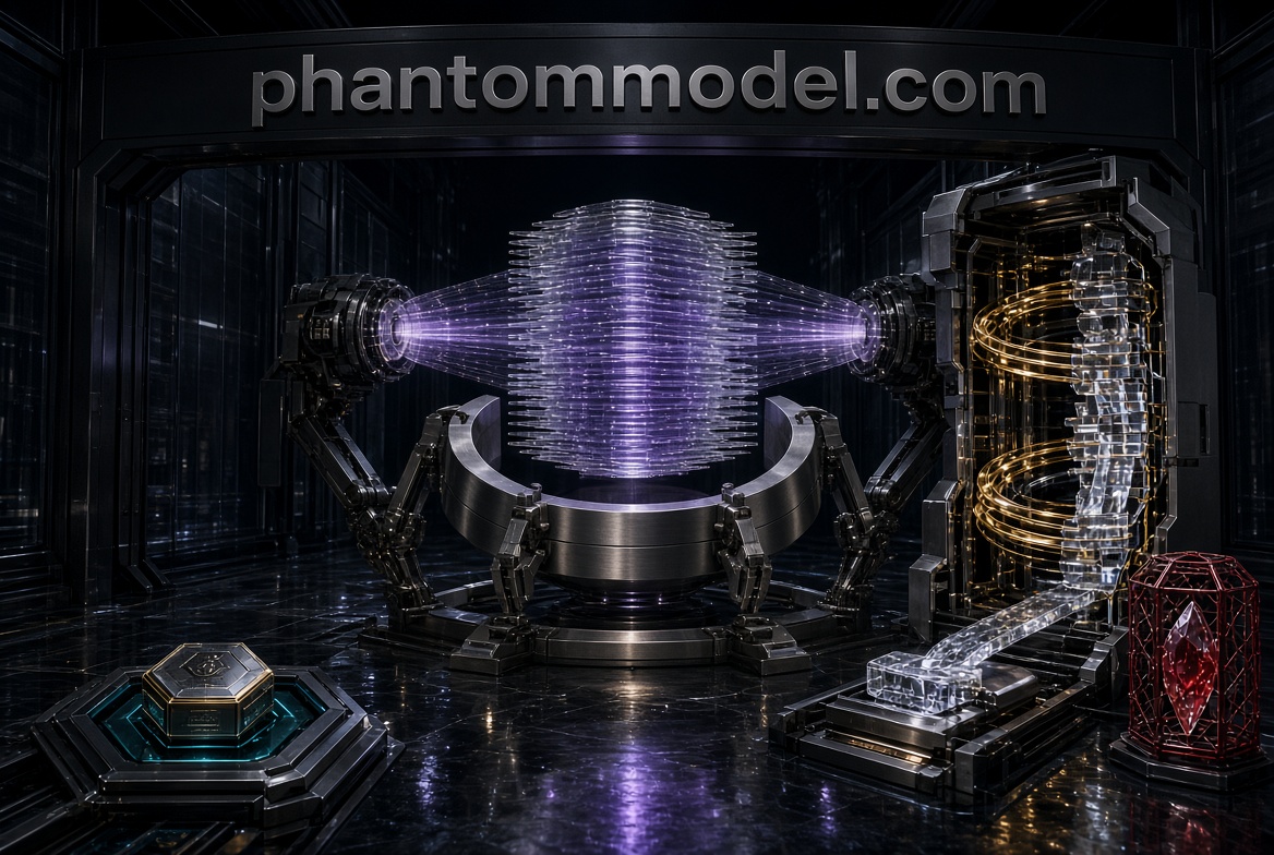 phantommodel.com logo concept