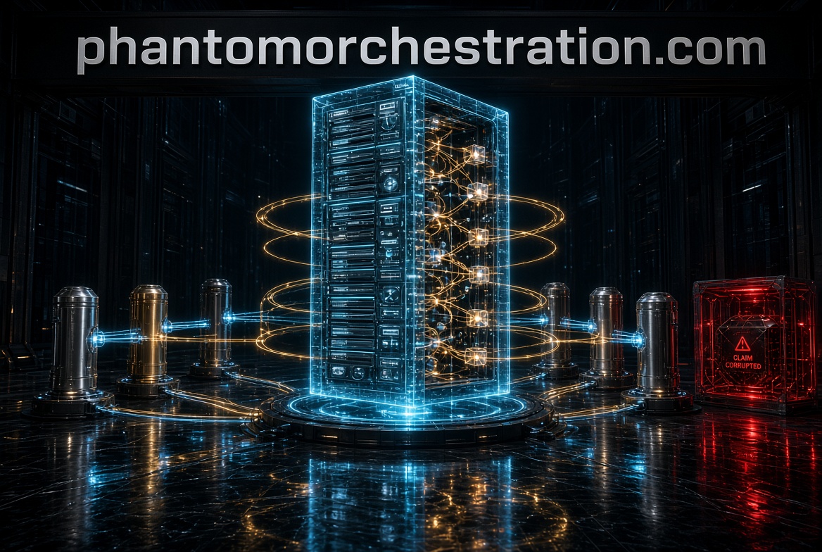phantomorchestration.com logo concept