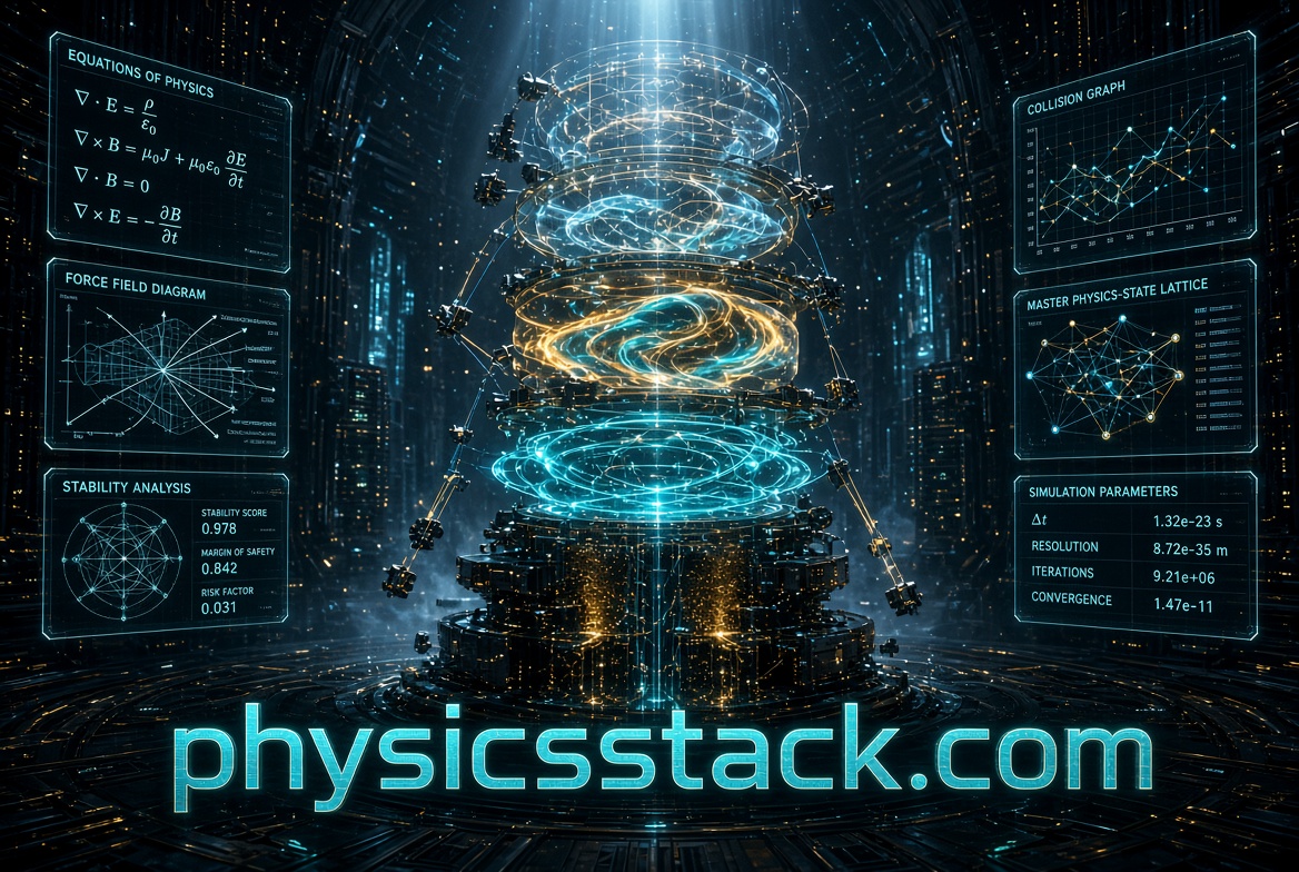 physicsstack.com logo concept
