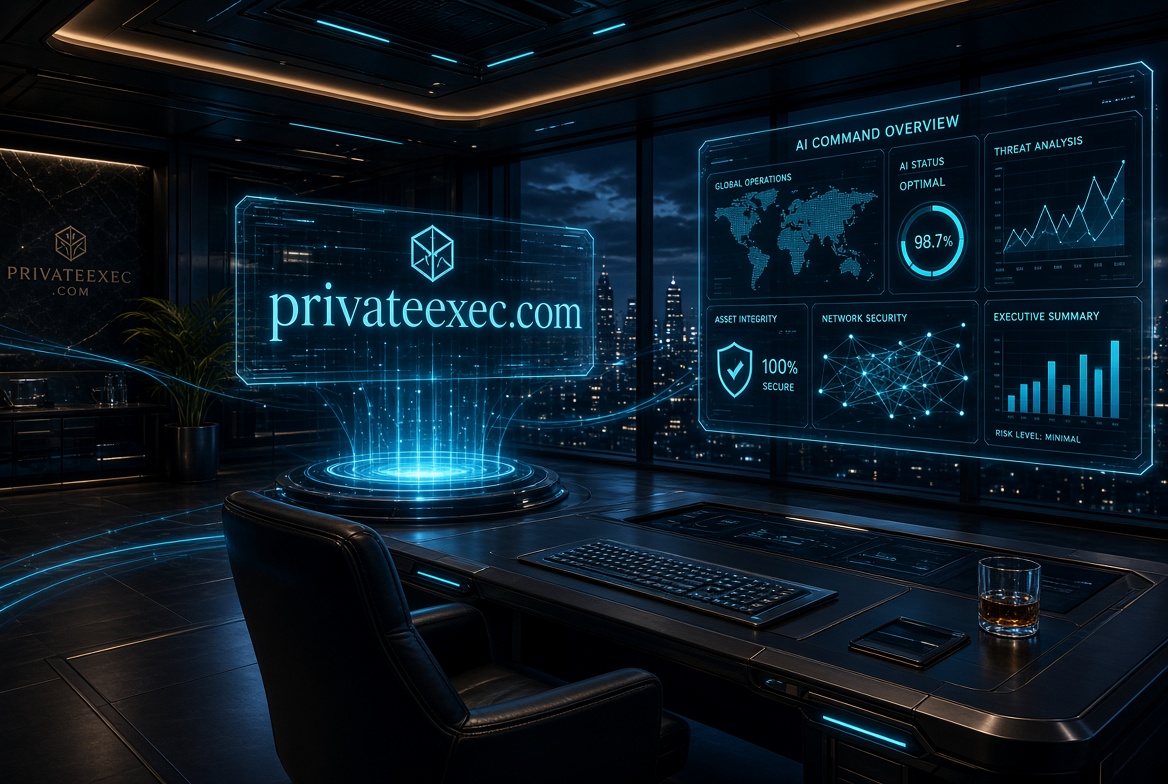 privateexec.com logo concept