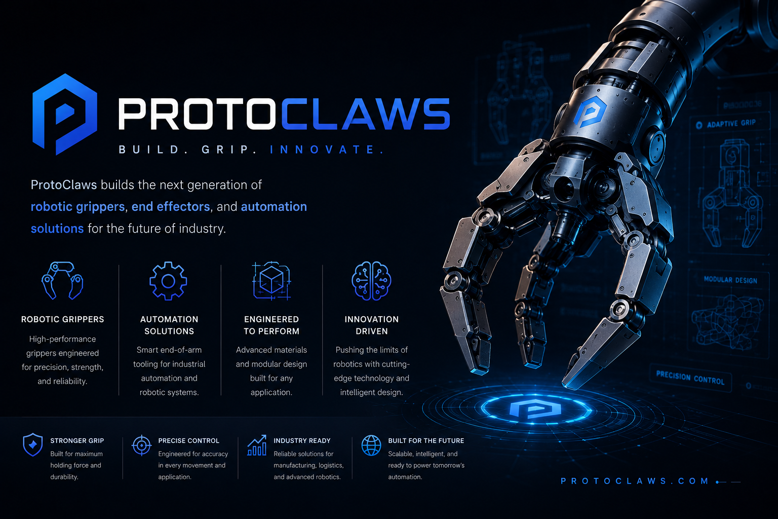 protoclaws.com logo concept