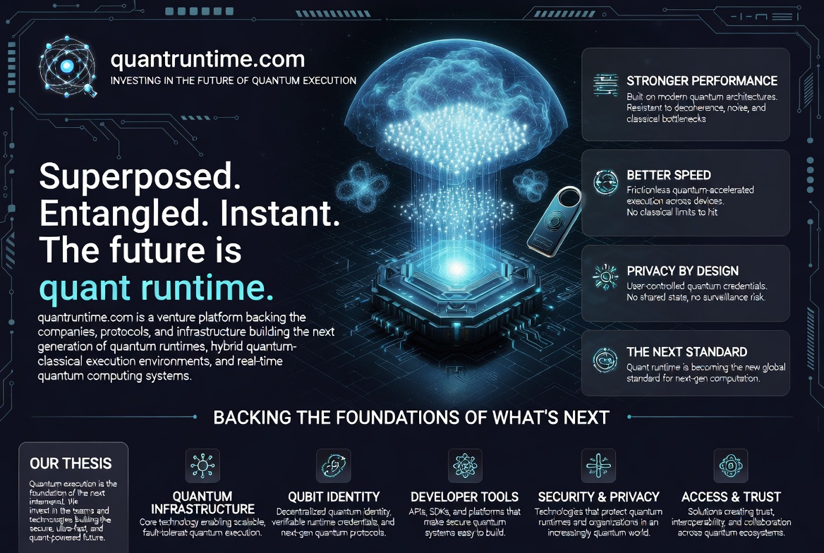 quantruntime.com logo concept